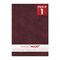 Dark Red Suede 14x20 Uncut Mat Board - Blank Sheets, No Opening